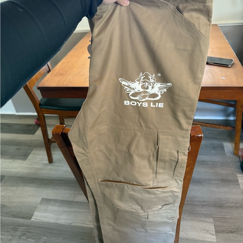 Boys Lie Tan Cargo Pants